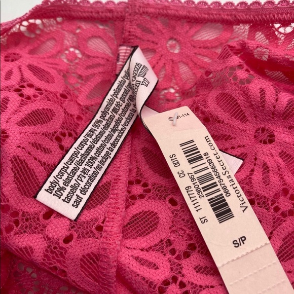 NWT Victoria's Secret Size S Cheeky Sheer Flower Lace Panties - Picture 8 of 11